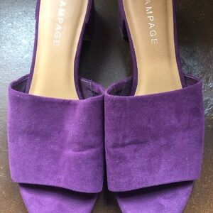 Rampage Women's Vibrant Purple Heels